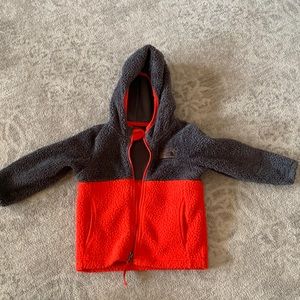 Northface boys fleece hoodie 3T